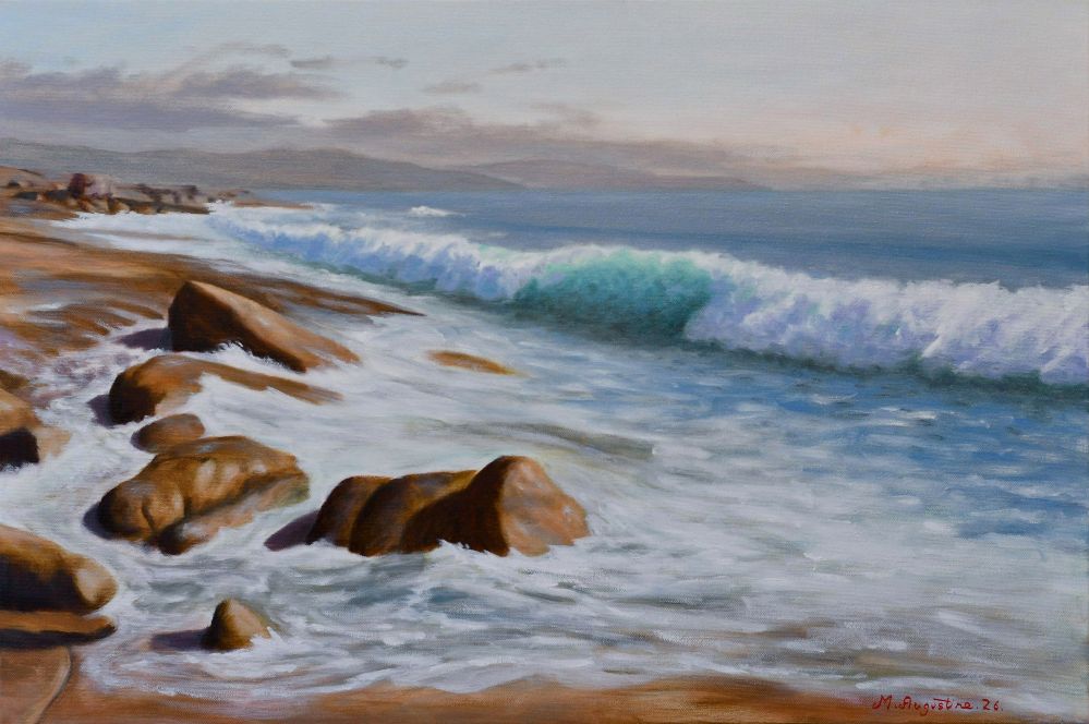 Bicheno rocks 51x76cm $800